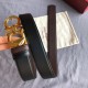 Repliche Cintura reversibile da uomo Salvatore Ferragamo da 3,5 cm con clip in metallo oro Nero Imitazioni False Outlet Online
