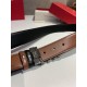 Repliche Cintura da uomo Salvatore Ferragamo da 3.5 cm con fibbia nera Imitazioni False Outlet Online