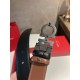 Repliche Cintura da uomo Salvatore Ferragamo da 3.5 cm con fibbia nera Imitazioni False Outlet Online