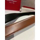 Repliche Cintura da uomo Salvatore Ferragamo da 3.5 cm con fibbia nera Imitazioni False Outlet Online