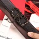 Repliche Cintura reversibile da uomo Salvatore Ferragamo da 3,5 cm con fibbia Nero/caffè Imitazioni False Outlet Online
