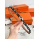 Repliche cintura Hermes Donna My H e reversibile Hermès sur Mer 13 mm Nero/marrone Imitazioni False Outlet Online