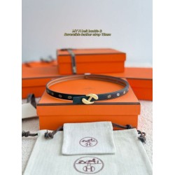 Repliche cintura Hermes Donna My H e reversibile Hermès sur Mer 13 mm Nero/marrone Imitazioni False Outlet Online