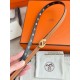 Repliche cintura Hermes Donna My H e reversibile Hermès sur Mer 13 mm Nero/marrone Imitazioni False Outlet Online