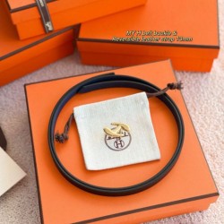 Repliche cintura Hermes Donna My H e reversibile Hermès sur Mer 13 mm Blu/Nero Imitazioni False Outlet Online