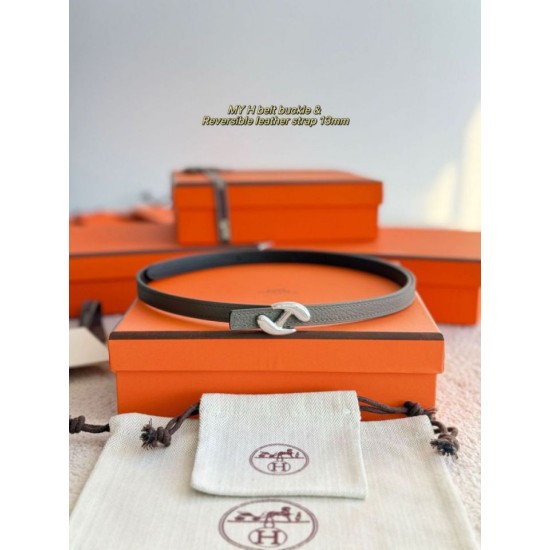 Repliche cintura Hermes Donna My H e reversibile Hermès sur Mer 13 mm Imitazioni False Outlet Online