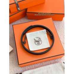 Repliche cintura Hermes Donna My H e Hermès sur Mer 13 mm Nero Imitazioni False Outlet Online