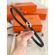 Repliche cintura Hermes Donna My H e Hermès sur Mer 13 mm Nero Imitazioni False Outlet Online