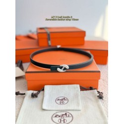 Repliche cintura Hermes Donna My H e Hermès sur Mer 13 mm Nero Imitazioni False Outlet Online