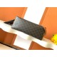 Miglior sito Replica Borsa shopper morbida Celine Triomphe in tela/pelle di vitello color cuoio Imitazioni Outlet Online