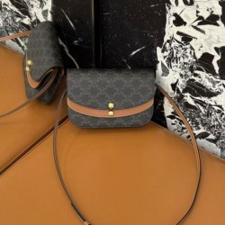 Miglior sito Replica Portafoglio Celine Duo Woc con tracolla Imitazioni Outlet Online