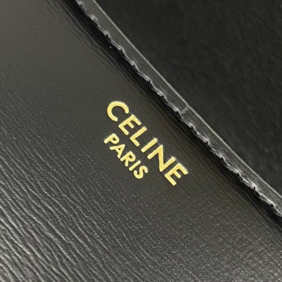 Miglior sito Replica Borsa a spalla Celine Diane nera Imitazioni Outlet Online