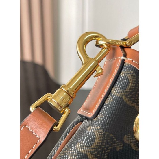 Miglior sito Replica Borsa a secchiello Celine Clara Triomphe Imitazioni Outlet Online