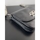Miglior sito Replica Borsa a tracolla Balenciaga BB con patta morbida e finiture argentate Imitazioni Outlet Online