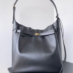 Miglior sito Replica Borsa hobo grande Balenciaga Bel Air nera Imitazioni Outlet Online