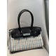 Miglior sito Replica Borse a tracolla Hermès Birkin 29 in tela Toile H ricamata Nero Imitazioni Outlet Online