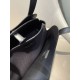 Miglior sito Replica Borsa a tracolla Hermes Tablier Sellier Nero Imitazioni Outlet Online