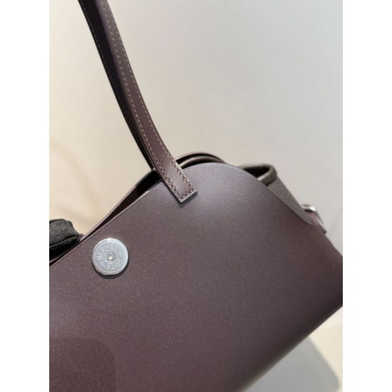 Miglior sito Replica Borsa a tracolla Hermes Tablier Sellier Ebano Imitazioni Outlet Online