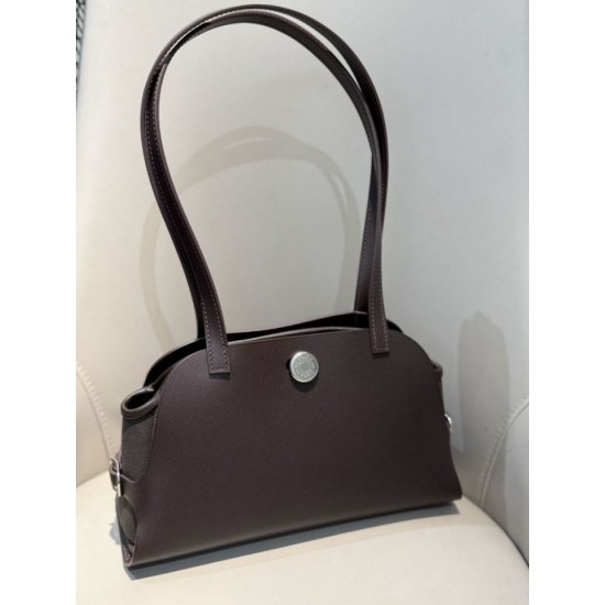 Miglior sito Replica Borsa a tracolla Hermes Tablier Sellier Ebano Imitazioni Outlet Online