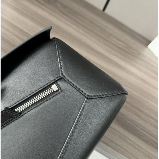 Miglior sito Replica Marsupio classico piccolo Puzzle Edge Loewe Nero Imitazioni Outlet Online