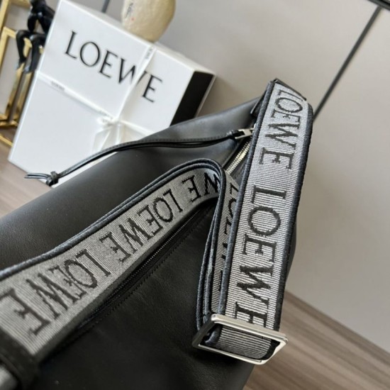 Miglior sito Replica Borsa a tracolla piccola Loewe Cubi Nero Imitazioni Outlet Online