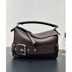 Miglior sito Replica Borsa Loewe Large Puzzle Biker Caffè Imitazioni Outlet Online