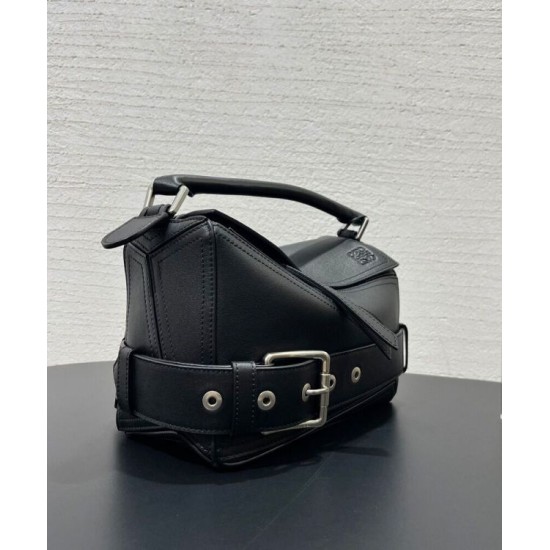 Miglior sito Replica Borsa Loewe Large Puzzle Biker Nera Imitazioni Outlet Online