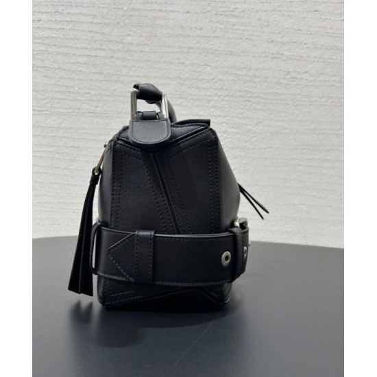 Miglior sito Replica Borsa Loewe Large Puzzle Biker Nera Imitazioni Outlet Online