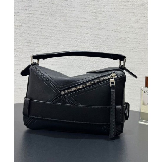 Miglior sito Replica Borsa Loewe Large Puzzle Biker Nera Imitazioni Outlet Online