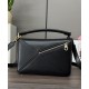 Miglior sito Replica Borsa Loewe Featherlight Puzzle piccola Nero Imitazioni Outlet Online