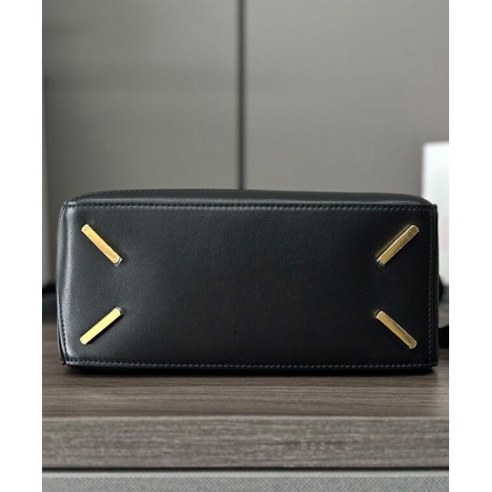 Miglior sito Replica Borsa Loewe Featherlight Puzzle piccola Nero Imitazioni Outlet Online