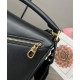 Miglior sito Replica Borsa Loewe Featherlight Puzzle piccola Nero Imitazioni Outlet Online