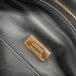 Miglior sito Replica Borsa Loewe Featherlight Puzzle piccola Nero Imitazioni Outlet Online