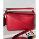 Miglior sito Replica Borsa Loewe Featherlight Puzzle piccola Rosso Imitazioni Outlet Online