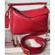 Miglior sito Replica Borsa Loewe Featherlight Puzzle piccola Rosso Imitazioni Outlet Online