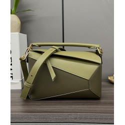 Miglior sito Replica Borsa classica Vintage Loewe Puzzle Edge piccola verde Imitazioni Outlet Online