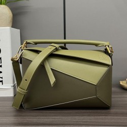 Miglior sito Replica Borsa classica Vintage Loewe Puzzle Edge piccola verde Imitazioni Outlet Online