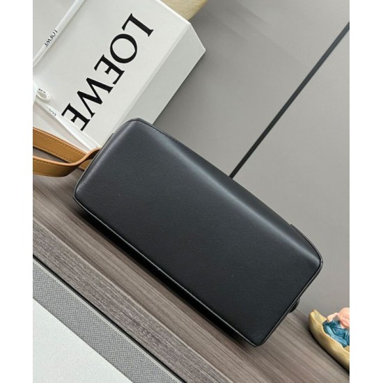 Miglior sito Replica Borsa classica bicolore Loewe Puzzle Edge piccola Nero/Marrone Imitazioni Outlet Online