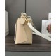 Miglior sito Replica Borsa classica bicolore Loewe Puzzle Edge piccola Bianco/beige Imitazioni Outlet Online