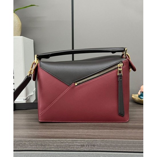 Replica Borsa classica bicolore Loewe Puzzle Edge piccola Nero/Rosso False Online Miglior sito Replica Borsa classica bicolore Loewe Puzzle Edge piccola Nero/Rosso Imitazioni Outlet Online