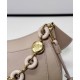 Miglior sito Replica Borsa a tracolla Loewe Ola media Albicocca Imitazioni Outlet Online