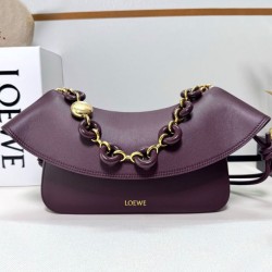 Miglior sito Replica Borsa a tracolla Loewe Ola media Malva Imitazioni Outlet Online