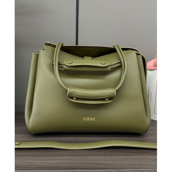 Replica Borsa Loewe Madrid media morbida pelle di vitello oliva False Online Miglior sito Replica Borsa Loewe Madrid media morbida pelle di vitello oliva Imitazioni Outlet Online