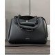 Miglior sito Replica Borsa Loewe Madrid media morbida pelle di vitello nero Imitazioni Outlet Online