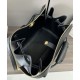 Miglior sito Replica Borsa Loewe Madrid media morbida pelle di vitello nero Imitazioni Outlet Online