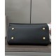 Miglior sito Replica Borsa Loewe Madrid media morbida pelle di vitello nero Imitazioni Outlet Online