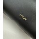 Miglior sito Replica Borsa Loewe Madrid media morbida pelle di vitello nero Imitazioni Outlet Online