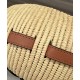 Miglior sito Replica Borsa a tracolla rafia Loewe Caffè Imitazioni Outlet Online