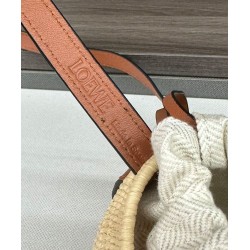 Miglior sito Replica Borsa a tracolla rafia Loewe Caffè Imitazioni Outlet Online