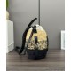 Miglior sito Replica Borsa a tracolla rafia Loewe Nero Imitazioni Outlet Online